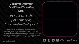 M4M Sleepover with your Best Friend Turns Gay Audio ASMR