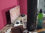 Bikerchick pssygalore gives me a real tight hand job while i finger her wet pussy 16/16