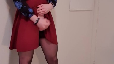 Gorgeous Sissy Jerking it