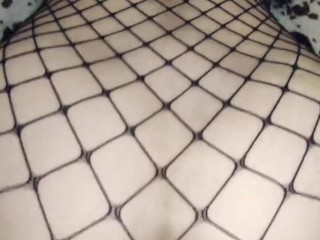 Hard anal with wife in stockings