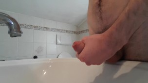 Too bad all this thick cum went to waste