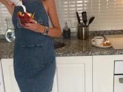 Stepmom cooking breakfast 2/16