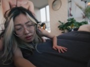 Petite Asian Girl comes over to suck cock and get railed (Trailer )- Themindoftommy 11/16