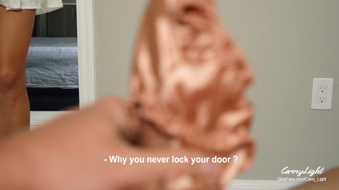 Step Mom caught Step Son jerking off with her panties and help him to cum quick - RedTube