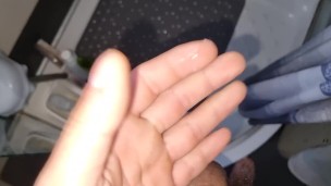 Virgin college student commands you to lick clean his huge cock and load