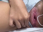 🥵passionate by intense orgasms DO YOU LIKE HER WET PANTIES !! 💦 16/16