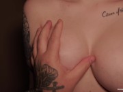 POV blowjob from a busty redhead girlfriend 10/16