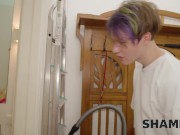 SHAME4K. Curly-haired lady enjoys the feel of a real cock instead of a toy 5/16