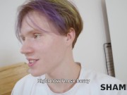 SHAME4K. Curly-haired lady enjoys the feel of a real cock instead of a toy 9/16