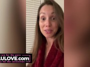 Behind the scenes babe chatting nude in bathtub, nudist resort adventures behind waterfall and more daily life - Lelu Love 6/16