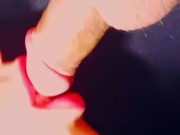 Primer plano la mejor chupada en los labios mas sexys 12/16