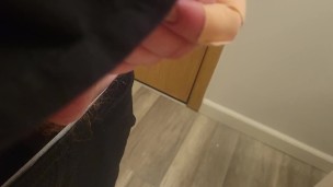 Stroking my dick out of boredom