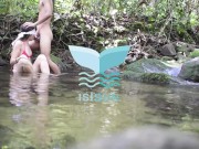 Skinny step sister shows her tits and takes my dick out to suck it in the mountain. 10/16