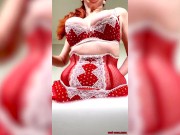 Redhead MILF with big tits masturbates with her toy for you! 4/16