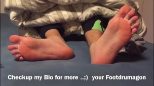 Soft hot feet size 14 for you. Lick and worship them as you like