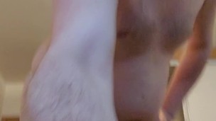 SPORTY BODYBUILDER WISHES ALL A HAPPY XXX RAINBOW THONG COCKS OUT PRIDE!