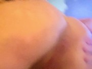 Amelia gets her pussy stretched out and squirts on daddie🩵😈 16/16