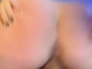 Amelia gets her pussy stretched out and squirts on daddie🩵😈 7/16