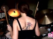 Lesbian nina naked drums 1/16
