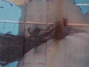 Sensational Sima Lastova in Poolside Swim Session 10/16