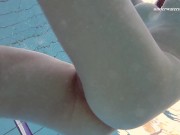 Sensational Sima Lastova in Poolside Swim Session 12/16