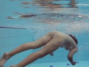 Sensational Sima Lastova in Poolside Swim Session 4/16