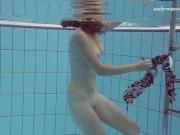 Sensational Sima Lastova in Poolside Swim Session 6/16