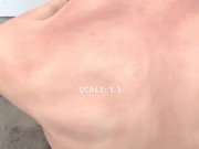 Controlling the speed of a deep throat blowjob from a big tit coed 1/16
