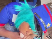 POV Slutty Officer Jenny Brings you in For Lewd Questioning 12/16