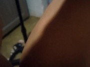 Fudendo muito a morena gostosa de ladinho e gozando na bucetinha dela 7/16