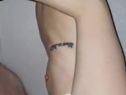 an erection wakes me up in the middle of the night I jerk off to cum on his leggings 2/16