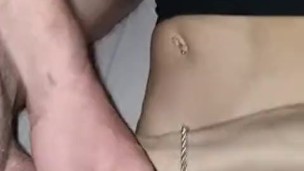 an erection wakes me up in the middle of the night I jerk off to cum on his leggings