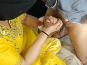 hot indian bhabhi on her wedding night giving handjobbb to devar 11/16