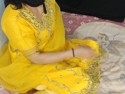 hot indian bhabhi on her wedding night giving handjobbb to devar 3/16