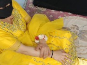 hot indian bhabhi on her wedding night giving handjobbb to devar 5/16