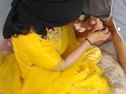 hot indian bhabhi on her wedding night giving handjobbb to devar 8/16