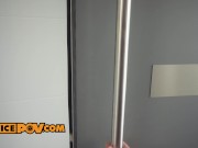 POV - Threeway with hot office babe Shalina Devine 1/16