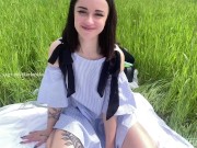 Picnic with a girl ended in FUCKING 1/16