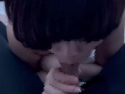 セクシーでエロい激しいフェラで大量に精子を絞りだしちゃう♡　cuminmouth cumshot 7/16