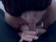 セクシーでエロい激しいフェラで大量に精子を絞りだしちゃう♡　cuminmouth cumshot 9/16