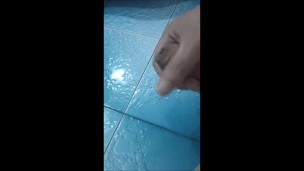 I masturbate in the bathroom before taking a shower