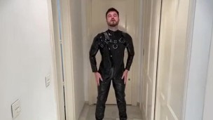Latex self bondage