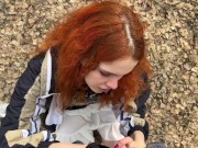 I got lost in the woods, but I met a local who agreed to get me out of the woods if I suck his dick! 4/16