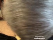 Cum Addicted Slutty Stepmom Seduces Stepson • POV Blowjob + Facial! 💦 Full on FANSLY! 8/16