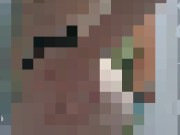 Nude Stewardess puts on black lace panties getting ready for work. Milf, Air Hostess, Blonde 16/16