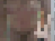 Nude Stewardess puts on black lace panties getting ready for work. Milf, Air Hostess, Blonde 3/16