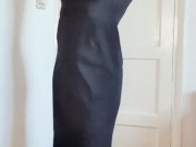 Blonde Busty Stewardess strips out of uniform. Air hostess, flight Attendant, lingerie, onlyfans 3/16