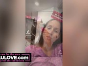 Behind the scenes candid vlogs of babe driving Vette & vibrator on pussy, theme park fun, TikTok action & more - Lelu Love 10/16