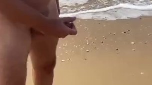 branlette sur la plage