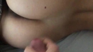 GOOD MORNING CUM ON GIRLFRIENDS ASS